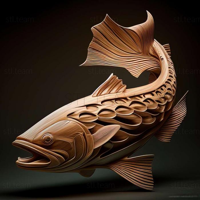 3D model Sabao fish (STL)